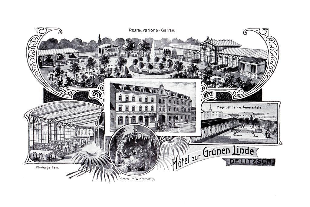 Hotel-Pension Gruene Linde Delitzsch Bagian luar foto