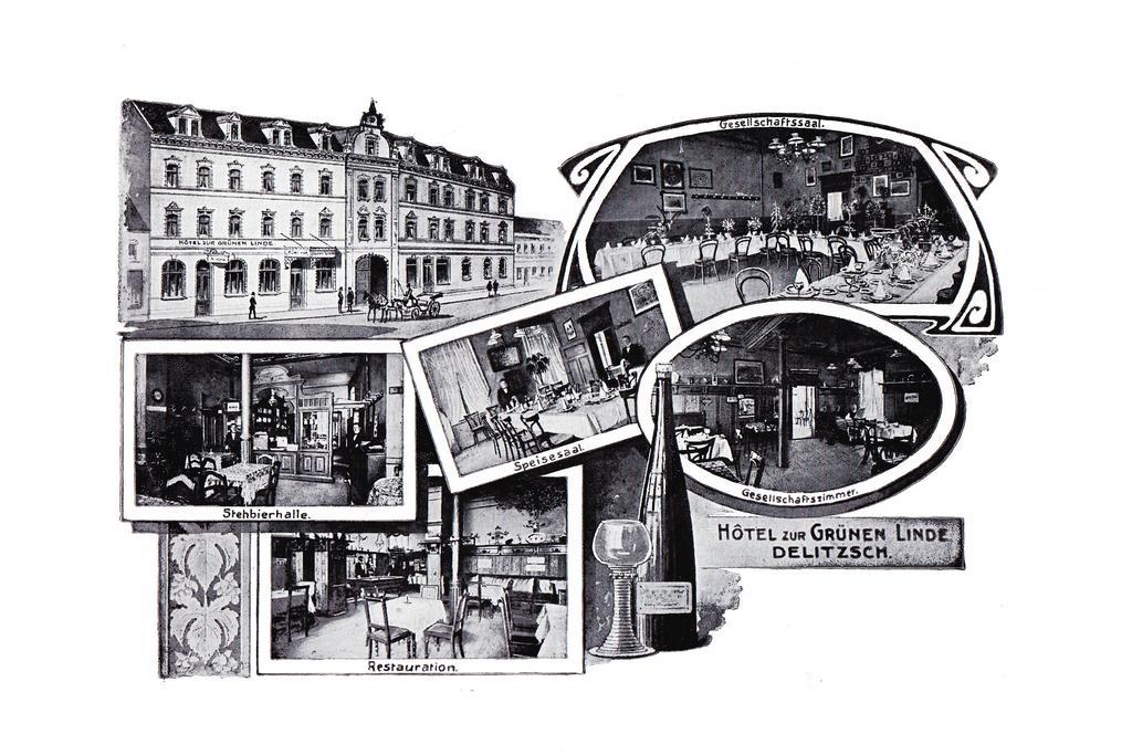 Hotel-Pension Gruene Linde Delitzsch Bagian luar foto